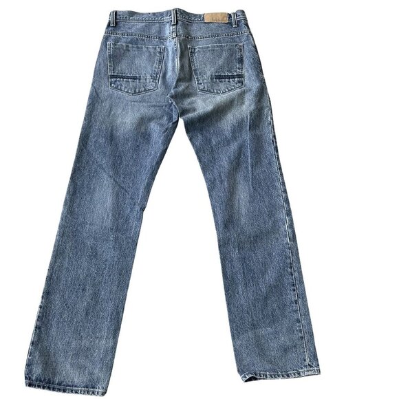 Calvin Klein Jeans Mens 34x34 Rocker Straight Leg Denim Moto Edgy Biker Timeless - Picture 4 of 15
